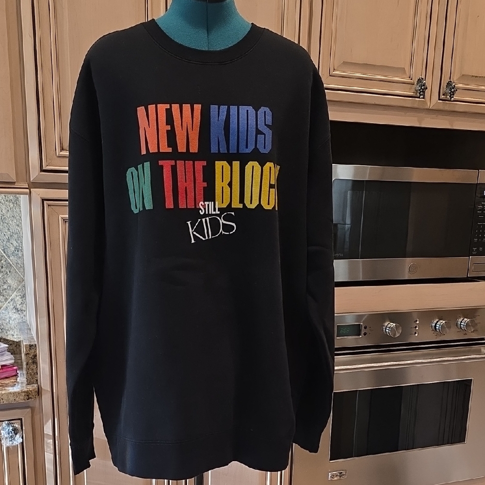 NWOT NKOTB Still Kids Oversized Crewneck Sweatshirt - SZ XL